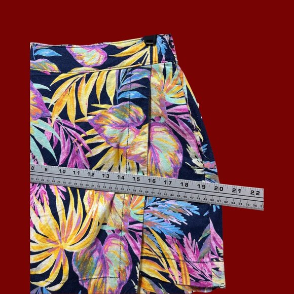 St. John's Bay - Women's Mid-Rise Skort - Floral - 4 - Picture 7 of 16